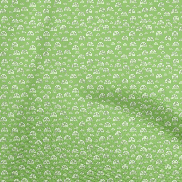 oneOone Velvet Pear Green Fabric Rainbow Sewing Material Print Fabric By The Yard 58 Inch Wide