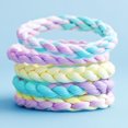 thumbnail image 2 of TINY HANDS Braiding Cords, Pastel - 9 Colours, 98.8 m (108 yd) Total (Ages 6+), 9pcs, 2 of 3