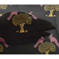thumbnail image 4 of oneOone Viscose Chiffon Fabric Bird & Tree Block Decor Fabric Printed BTY 42 Inch Wide, 4 of 4