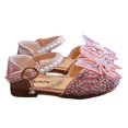 thumbnail image 2 of Kmbangi Sandales à Perles pour Fille, Chaussures d'Été Décontractées de Danse de Rue pour Enfants avec Papillon en Strass, 2 of 7