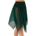 thumbnail image 1 of CHUANK Handkerchief Hem Mesh Wraps Ballet Classwear Dance Skirt Competition Performance Clothes with Elastic Waistband, 1 of 7