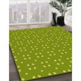 thumbnail image 3 of Ahgly Tapis de Zone Carré Transitionnel Lavable en Machine, Vert Pistache, 8 Pieds Carré, 3 of 7