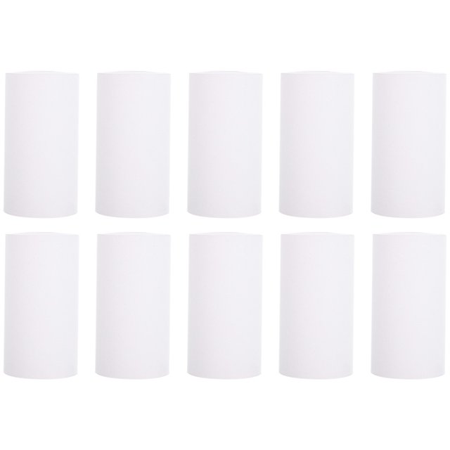 SHISUYAN 10 Rouleaux de Papier Thermique Polyvalent Rouleaux de Caisse Enregistreuse de Supermarché Rouleaux de Papier d'Impression Thermique