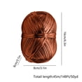thumbnail image 3 of LSLJS Metallic Texture Cloth Strips Personalized DIY Weaving Color Thick Yarn for Knitting Crochet Blanket Knitting Bags and Crochet Yarn Bags 50 Yards 148FT, 3 of 6