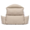 thumbnail image 2 of LeisureMod Coussin de Chaise Balançoire Oeuf Double pour 2 Personnes, Taupe, 2 of 5
