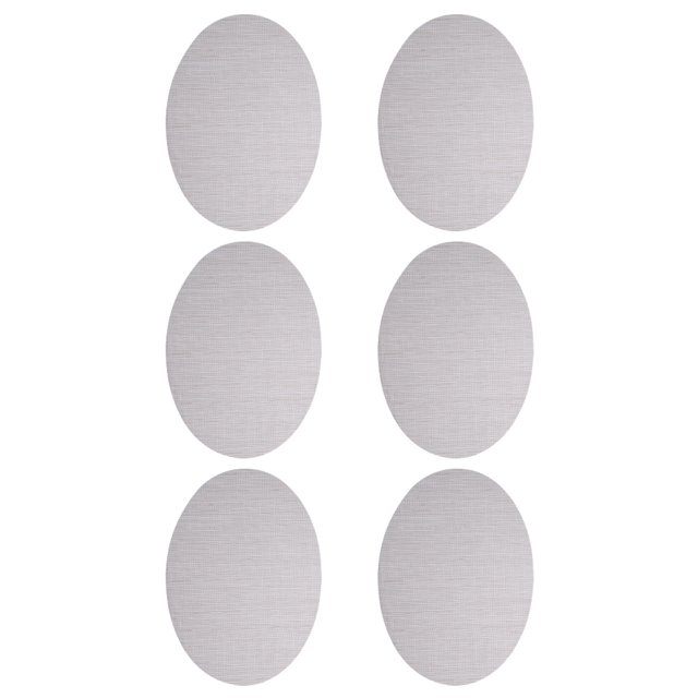 relayinert 6pcs/set Waterproof Place Mats Easy Wash Durable Elegant Non-Slide For Home And Restaurant Plastic Non- Slide Place Mat beige 45*32.5cm 1Set