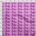 thumbnail image 4 of oneOone Polyester Spandex Fuschia Pink Fabric Abstract Zigzag Sewing Craft Projects Fabric Prints By Yard 56 Inch Wide, 4 of 4
