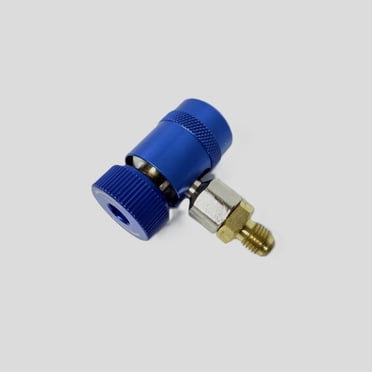 Duracool® R-1234yf Professional Low Side Quick Connect, réglage manuel pour le Port de Service R-1234yf. Fixation de tuyau évasé SAE M de 1/4 pouces.