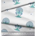 thumbnail image 3 of Soimoi Poly Georgette Fabric Tree Block Printed Fabric 1 Yard 52 Inch Wide, 3 of 3