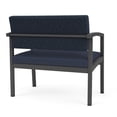 thumbnail image 5 of Lenox Steel Reception Waiting Bariatric Chair / Charcoal Steel / Blue / Blue, 5 of 5