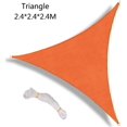 thumbnail image 2 of ORUYROP Sun Shade Sail Triangle-Permeable Canopy Pergolas Top Cover with Ropes Durable Outdoor Sunshade Sail Shade Canopy for Patio Yard Backyard Garden Lawn Deck, 2 of 7