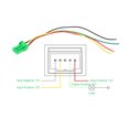 thumbnail image 2 of Bouton de Feux de Brouillard Foglight Switch 4 Fils DC12V, 2 of 7