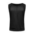 thumbnail image 4 of Weiqiqre T-Shirts pour Femmes Débardeurs d'Été Coupe Ample Plissés Col Rond Chandails Décontractés Sans Manches Bas à Bande, 4 of 7