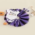 thumbnail image 3 of Halloween Barboteuse Imprimée Layette pour Filles Jupe en Tulle et Coiffe, 3 of 9