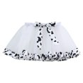 thumbnail image 1 of Cathalem Jupe à Sequins pour Filles Taille Haute Extensible Évasée Plissée Jupes Patineuses, Blanc G, 1 of 5