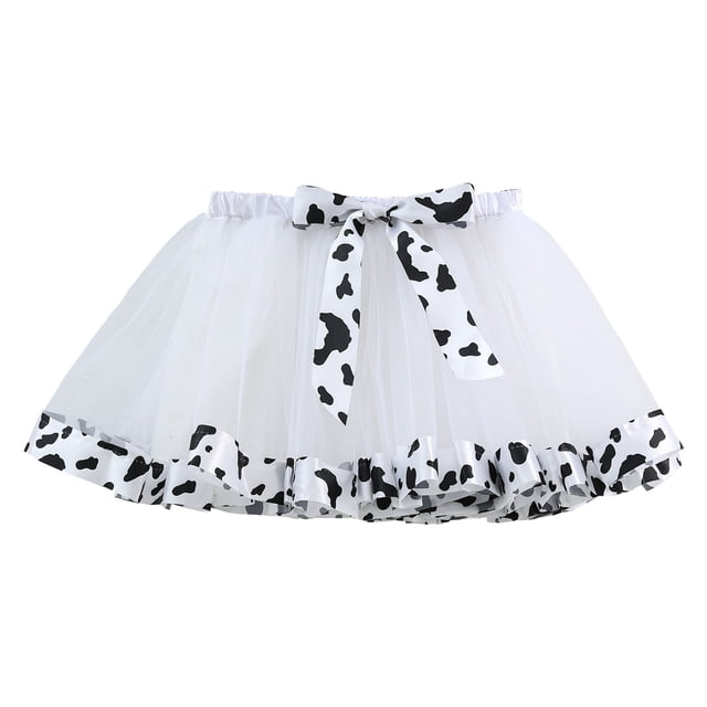 Cathalem Jupe à Sequins pour Filles Taille Haute Extensible Évasée Plissée Jupes Patineuses, Blanc G