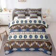 thumbnail image 1 of Erosebridal Retro Aztec Bedding Sets Queen Size, Western Boho Comforter Sets with Sheets, Mandala Style Room Decor , 7 Pieces, 1 of 5