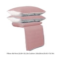 thumbnail image 3 of Natural Latex Mattress Topper, Breathable Responsive Support, Three-Piece Set with Sheets and Pillowcases for Home, Guest Room, and Dorm Use^, 3 of 9