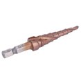 thumbnail image 1 of Loewten Step Drill Bit, High Toughness High Speed Steel Drill Bit, High Wear Resistance Not Easy To Break Cobalt Coating For Perforating Various Materials Deburring, 1 of 7
