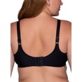 thumbnail image 2 of Vanity Fair Womens Beauty Back Full Figure Wirefree Bra, 44DD, Midnight Black, 2 of 5