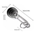thumbnail image 3 of Yhmxh Spoons Kitchen Gadgets Kitchen Essentials Stainless Steel Measuring Spoon 5-piece Set-kitchen Baking Measuring Spoon-household Coffee Milk Powder Weighing Spoon Kitchen Accessories, 3 of 8