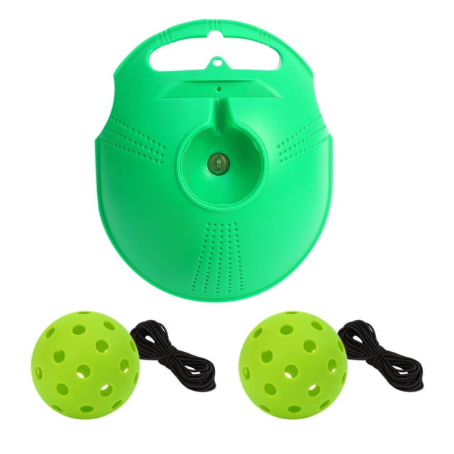 Kyusrd Summer Outdoor Patio Deals!Pickball Trainer Training Base High Elastic Plastic Hole Ball Beginner Practice