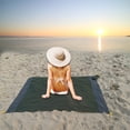 thumbnail image 2 of Sentmoon Beach Blanket Polyester Outdoor Picnic Mat Blanket Nature Activities Camping Beach Waterproof Liquid Protection Ground Cover Easy Maintenance Foldable Portable Washable Family Lawn, 2 of 7