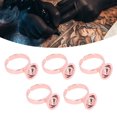 thumbnail image 1 of 5pcs Pigment  Cup Reusable Stainless Steel Microblading   Cup for Eyelash Artist Rose Red, 1 of 8