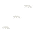 thumbnail image 4 of Transemion Résine Animal Forme Sculpture Brillant Décoratif Décoration Ornement Blanc 3Set, 4 of 6