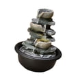 thumbnail image 2 of Indoor Waterfall Fountains Desktop Fountain for Office Meditation Decoration Style C, 2 of 8