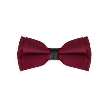 INSPIRE CHIC Men's Formal Solid Pre-Tied Bow Ties Bowties Adjustable Strap