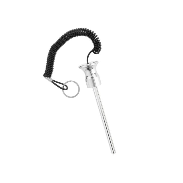 Dalazy Épingle Magnétique avec Corde de Traction Pièces de Rechange Argent 8x125mm 1Set