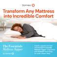thumbnail image 2 of Dormeo Essential Mattress Topper Full Bed 2 Inch Plush Cooling Pad with Octacell Technology, 2 of 10