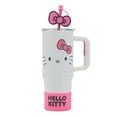 thumbnail image 1 of Hello Kitty Big Face Design 30 oz Stainless Steel Tumbler with Handle and Straw with Charm, 1 of 7
