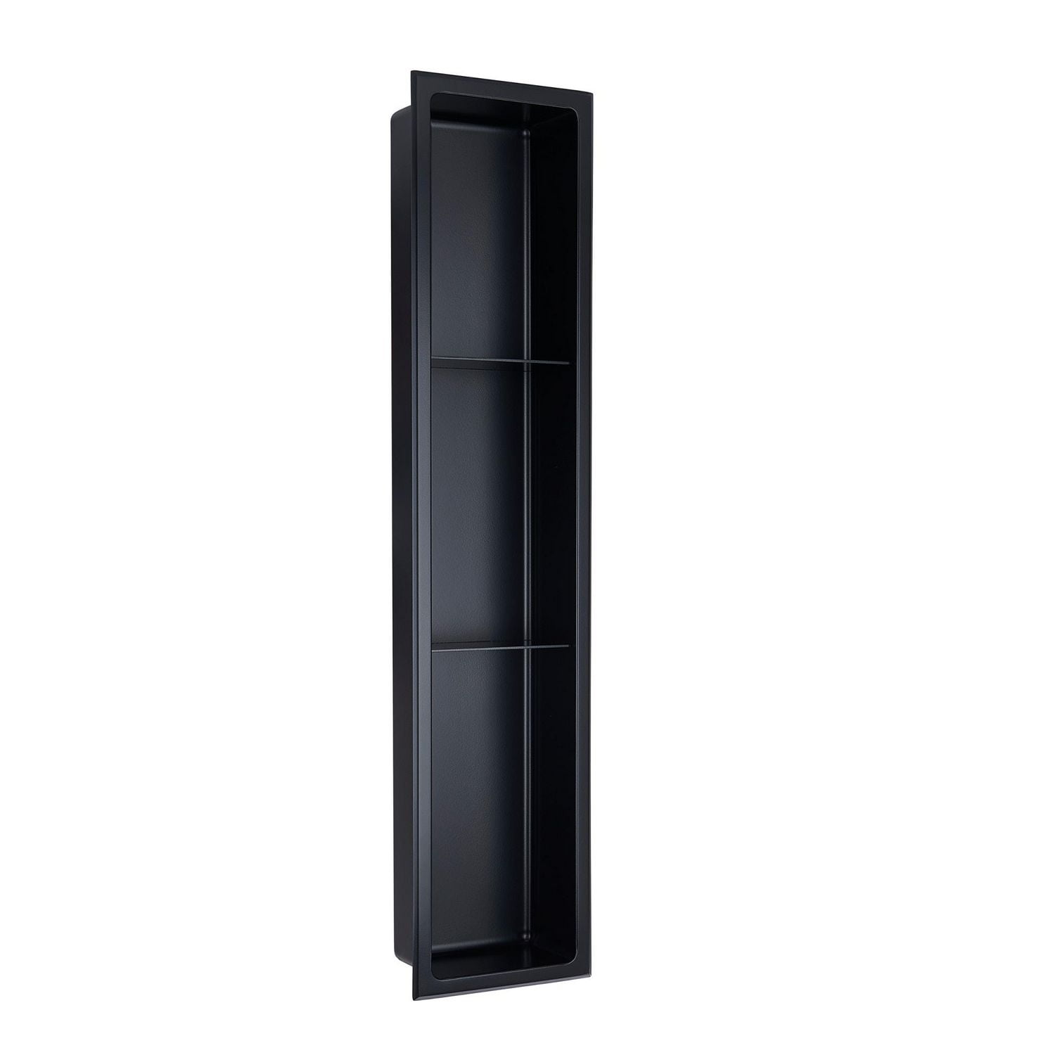 Niche de douche murale d'akuaplus® 12 po x 36 po, avec tablette.