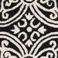 thumbnail image 3 of Safavieh Cambridge Collection CAM123E Handmade Moroccan Geometric Black and Ivory Premium Wool Runner (2'6" x 8'), 3 of 4