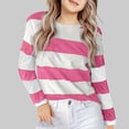 thumbnail image 2 of Zanarzt Chandails pour Tout-Petites Filles, Imprimé pour Enfants, Chandail d'Automne à Manches Longues, Col Rond, Chandail Décontracté, Hauts Basiques Décontractés, Rouge, 6-7 Ans, 2 of 4