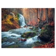 thumbnail image 1 of Designart Automne Montagne Chûte d'Eau Long View Art mural sur toile, 1 of 4