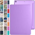 thumbnail image 1 of DuraSafe Cases iPad PRO 12.9 Inch 4th 5th 6th [ Pro 12.9 4 5 6 ] MY3K2LL/A MY3J2LL/A MY2H2LL/A MY2J2LL/A TriFold PC Lightweight Smart PU Leather Protective Hard Back Cover - Purple, 1 of 8