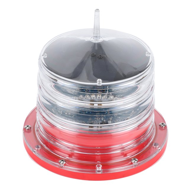 Boat Flashing Light, Adaptive Waterproof Boat Beacon Light, Solar Powered For Boat Marine