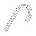 thumbnail image 2 of Wire Wreath Frame Iron Flower Wreath Frame for Christmas Thanksgiving Party 40cm, 2 of 9