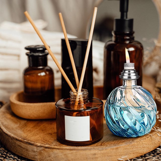 serony Fragrance Lamp Wick Cotton Rope Oil Diffuser Replacement Wick Burner Candles Making Office Spare Parts Christmas Present Gold Large