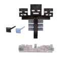 thumbnail image 1 of Minecraft Wither Figure with Lights, Sounds, 2 Accessories & Pixelated Design, 1 of 6
