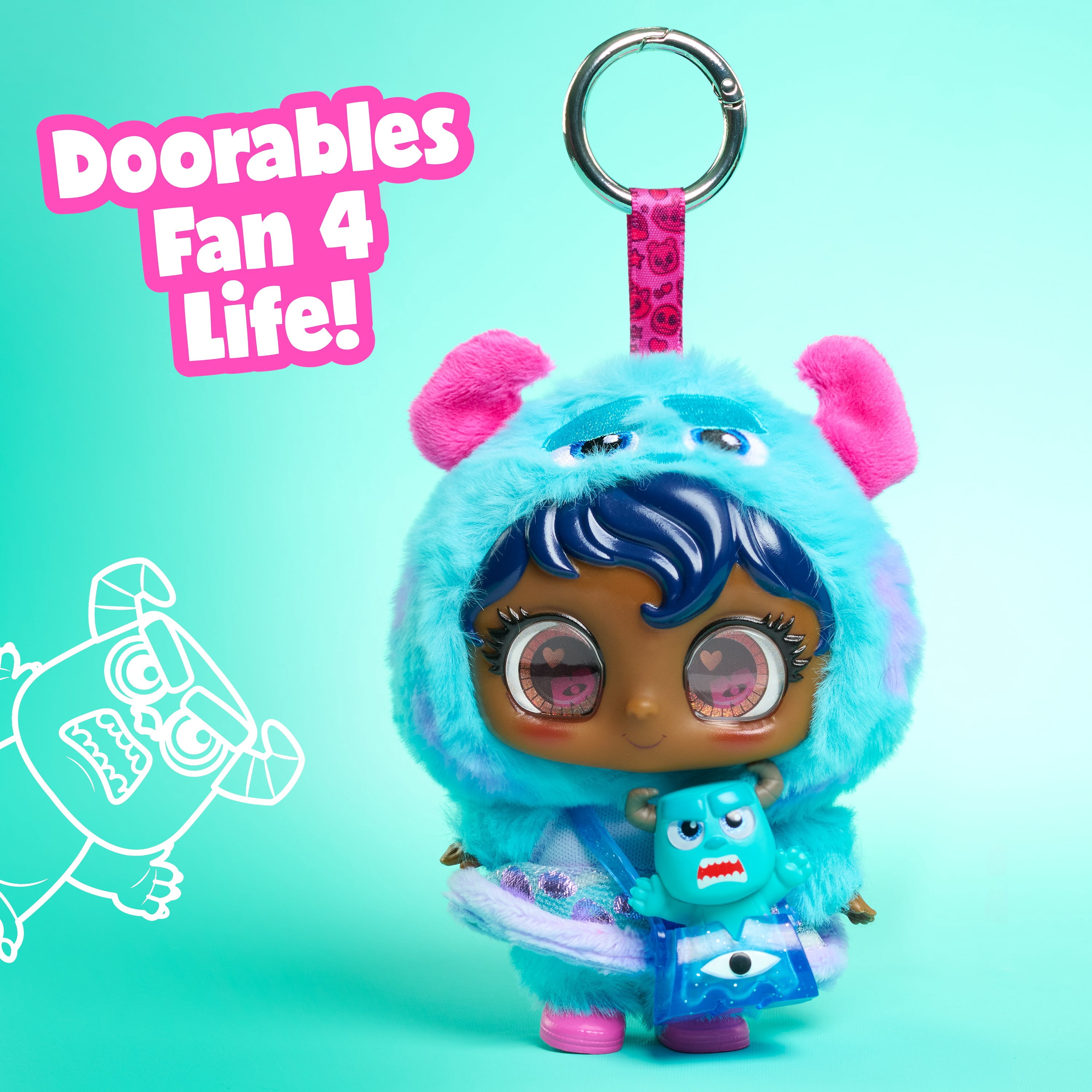 Disney Doorables ADOORBS! Littlz en peluche vinyle avec attache à clip
