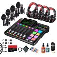 thumbnail image 1 of RODE RODECaster Pro II + 4x Studio Headphones + 4x RODE NT1 5th Gen Podcast Microphone + 64GB Micro SD Memory Card + Cable Ties + Sanitizer Spray + More (Bundle), 1 of 8