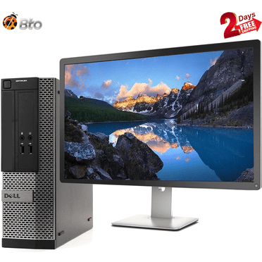 "Dell Desktop SFF Computer Intel Core i5 4th Gen. Processor 16GB Ram, 1TB SSD, New 22"" LCD, Keyboard & Mouse, Bto Wi-Fi Adapter, Windows 10 Pro Renewed PC"