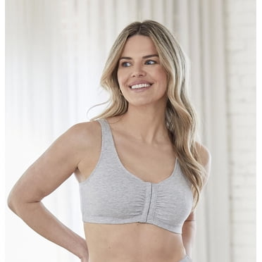 Bestform 9706014 Soutien-gorge de sport en coton mélangé à fermeture frontale