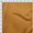 thumbnail image 4 of oneOone Cotton Silk Mustard Yellow Fabric Geometric Sewing Craft Projects Fabric Prints By Yard 42 Inch Wide, 4 of 4