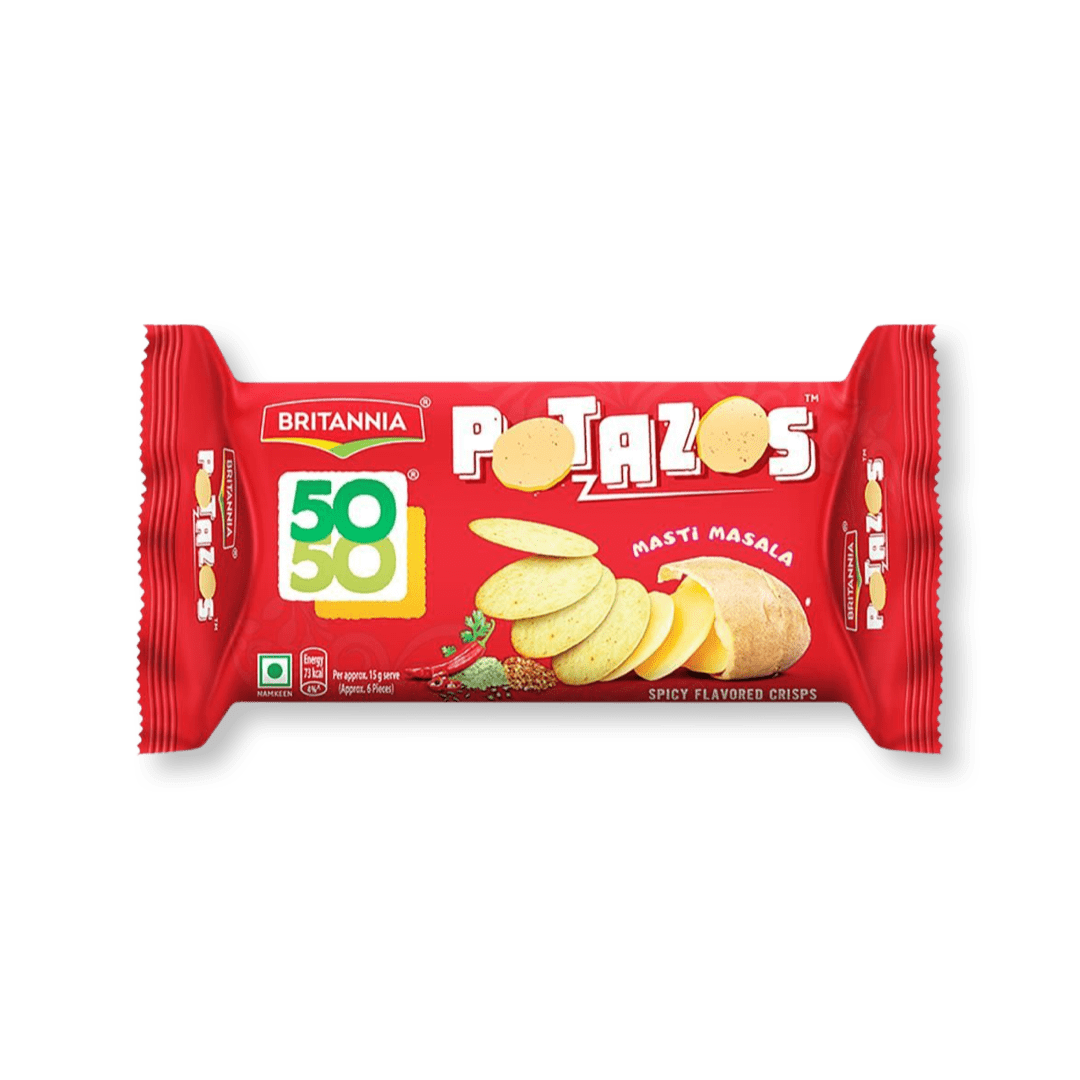 Britannia 50-50 Potazos