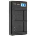 thumbnail image 3 of Portable Camera Battery Charger for NP‑BN1 USB Camera Dual Charger with LCD Display, 3 of 14
